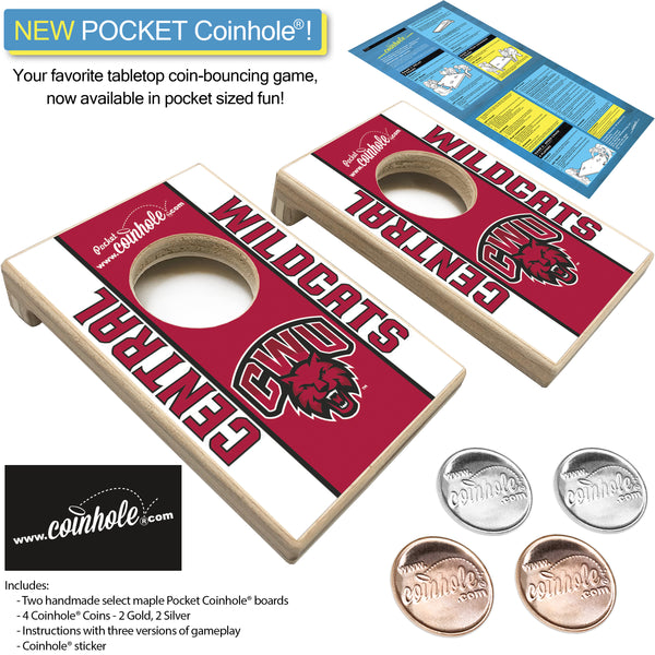 Central Washington University Wildcats POCKET Coinhole®