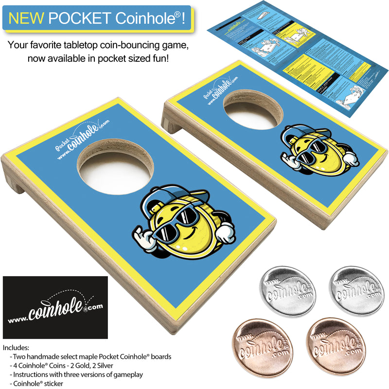 Custom POCKET Coinhole® Game Set