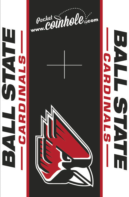 Ball State Cardinals POCKET Coinhole®