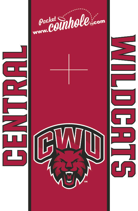 Central Washington University Wildcats POCKET Coinhole®