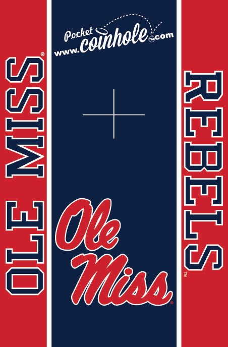 University of Mississippi Ole Miss POCKET Coinhole®