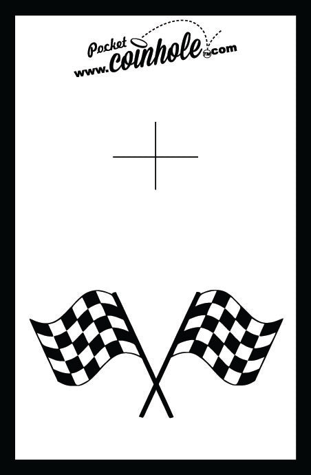 Racing Flag POCKET Coinhole®