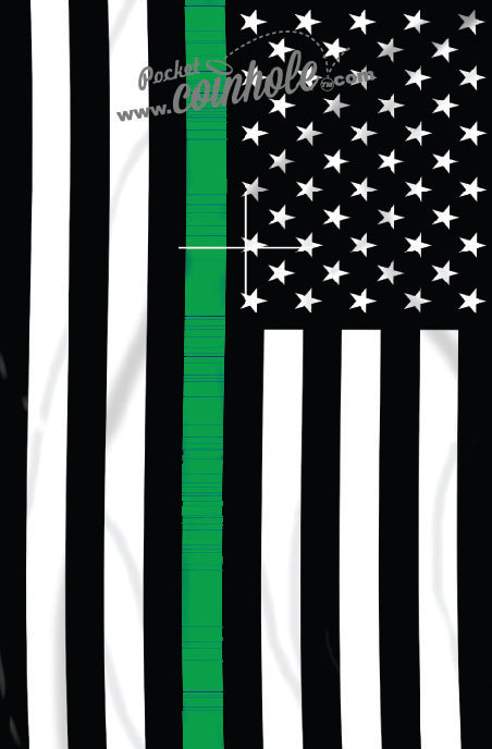 Thin Green Line POCKET Coinhole®