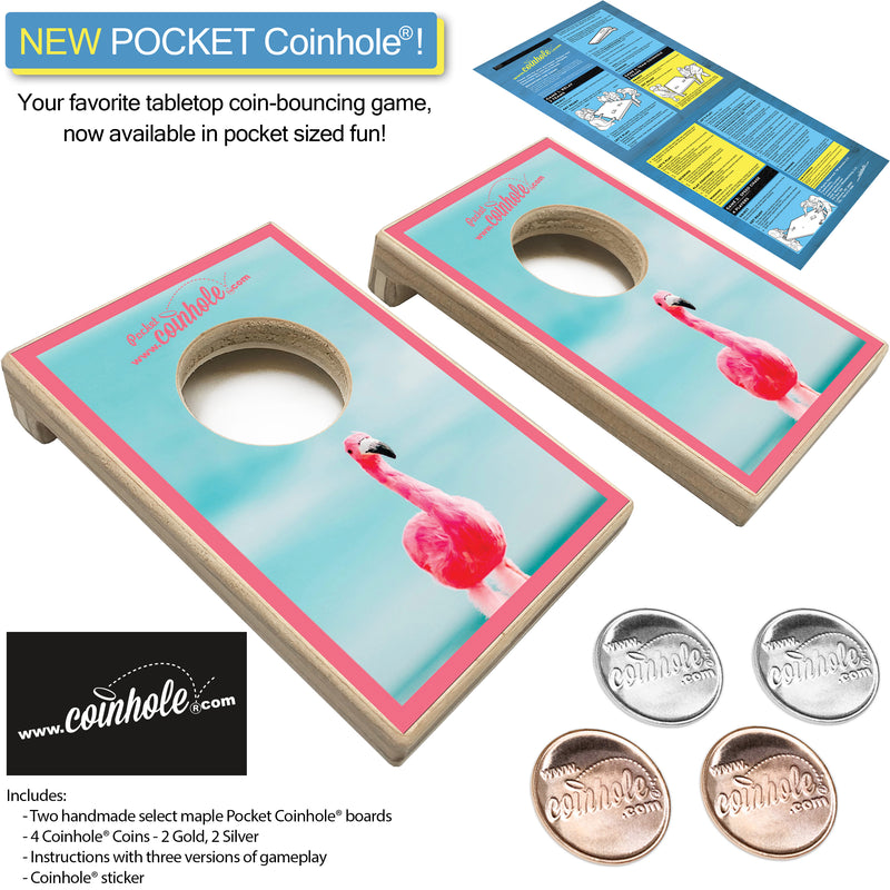 Flamingo POCKET Coinhole®