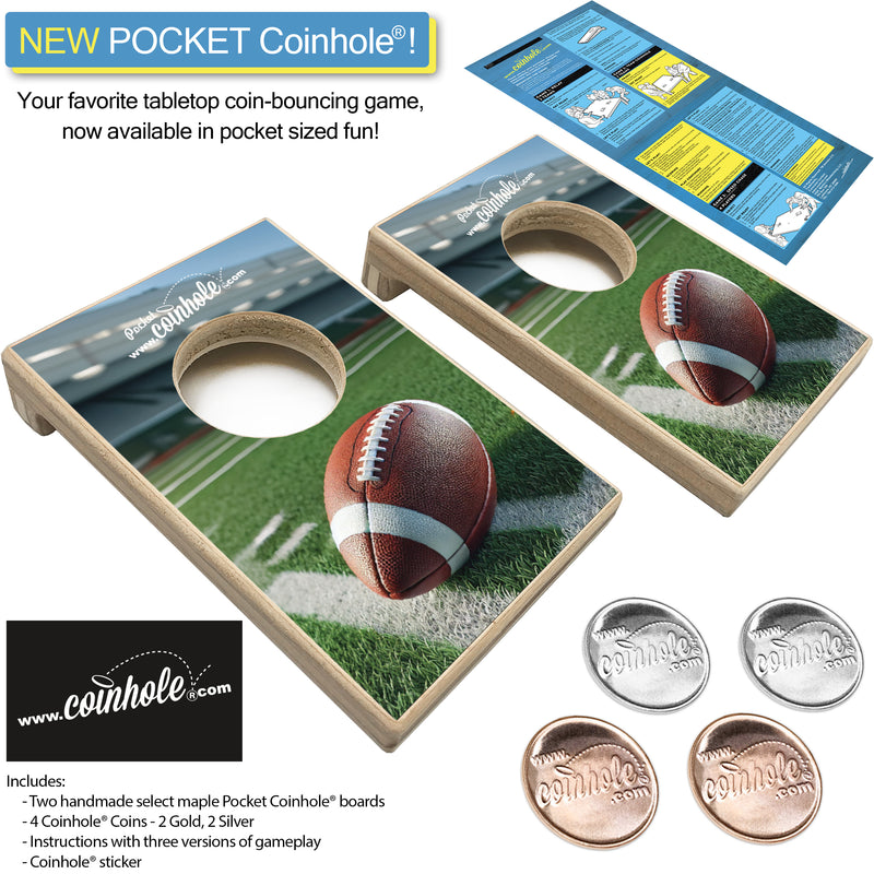 Football POCKET Coinhole®