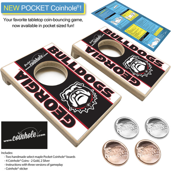 University of Georgia Bulldog POCKET Coinhole®