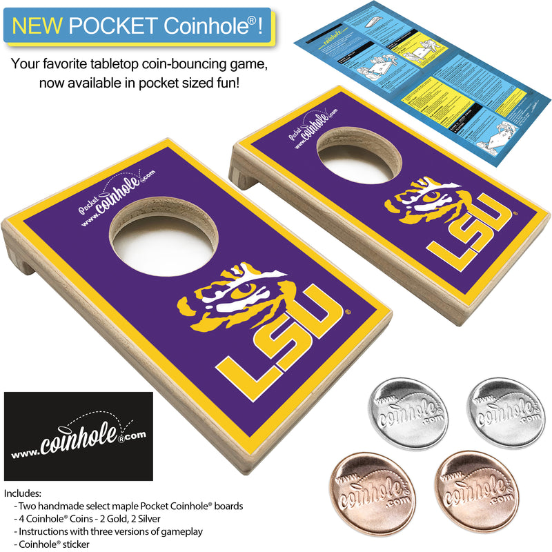 Louisiana State University POCKET Coinhole®