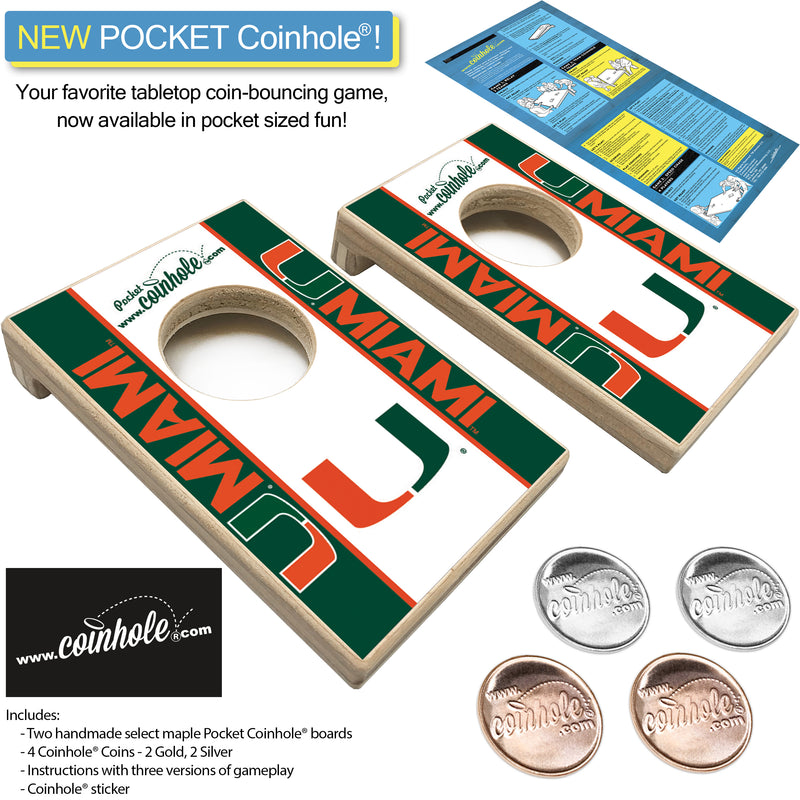 University of Miami POCKET Coinhole®