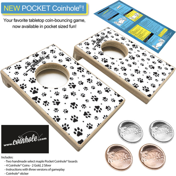 Paw Print POCKET Coinhole®