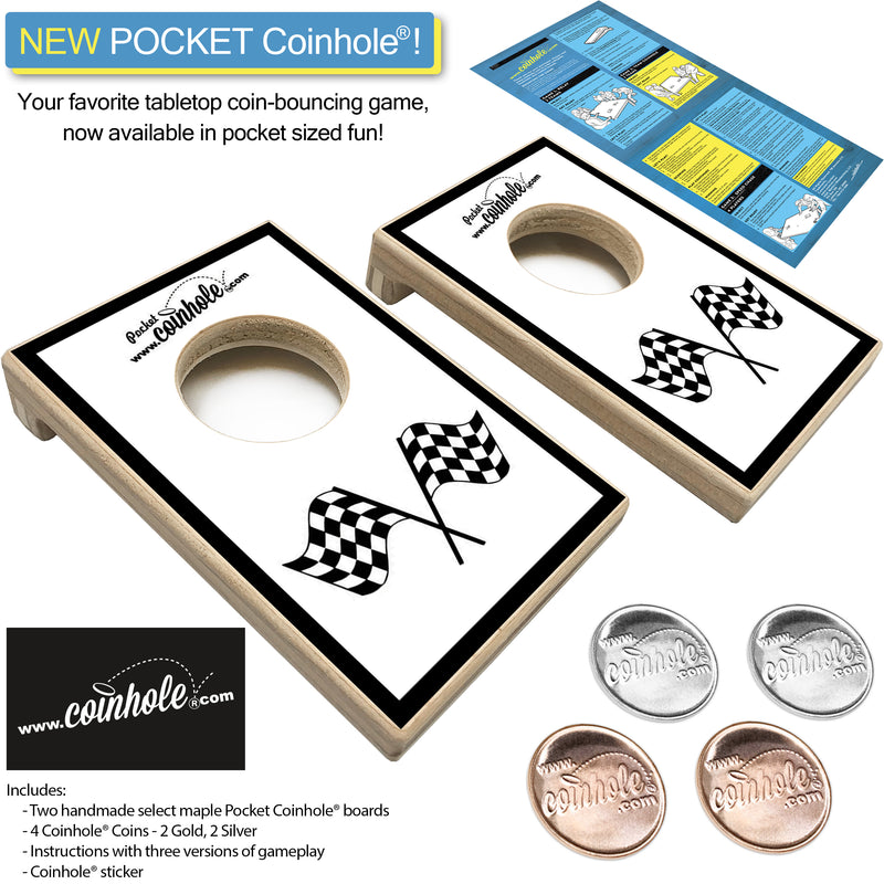 Racing Flag POCKET Coinhole®