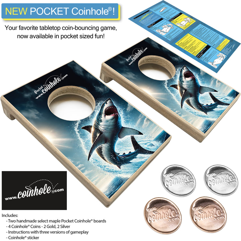 Shark Bite POCKET Coinhole®