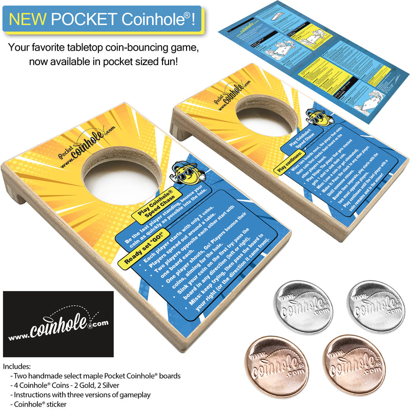 Official Speed Chase Rules POCKET Coinhole®