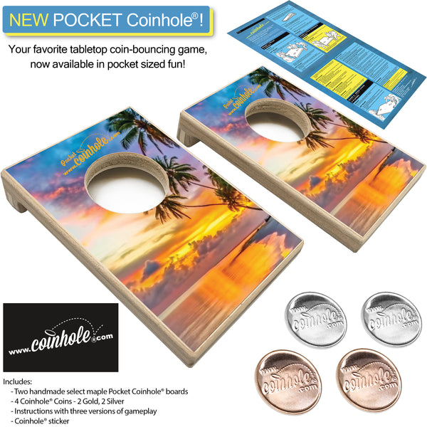 Sunset Beach POCKET Coinhole®