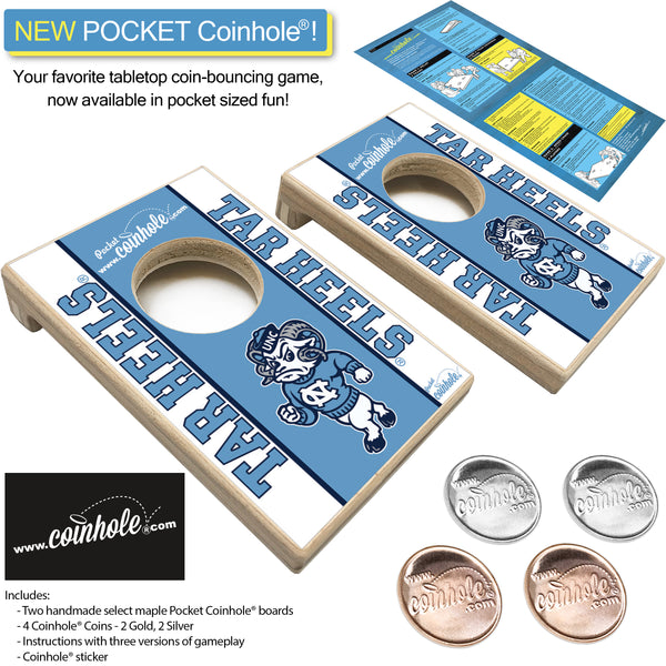 University of North Carolina at Chapel Hill Ram POCKET Coinhole®