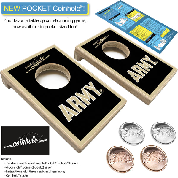 US Military Academy ARMY POCKET Coinhole®