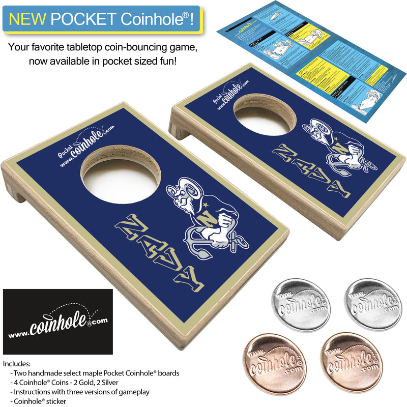 US Naval Academy POCKET Coinhole®