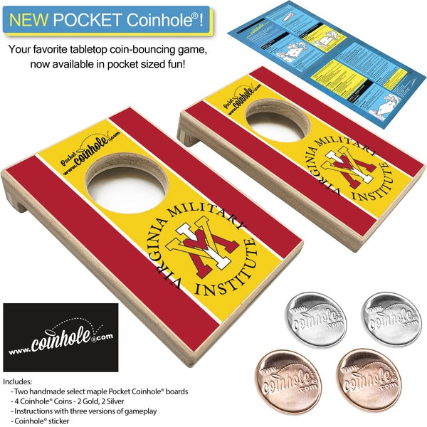 Virginia Military Institute POCKET Coinhole®