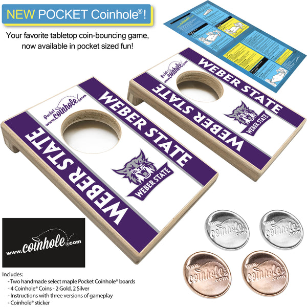 Weber State University POCKET Coinhole®