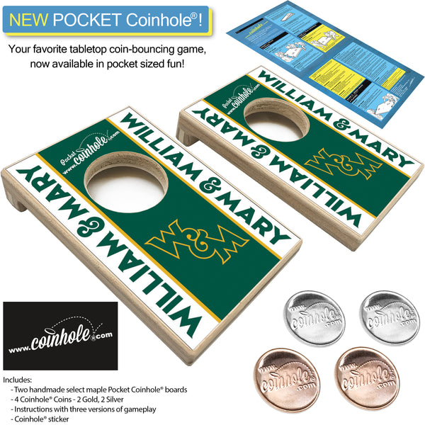 William & Mary POCKET Coinhole®