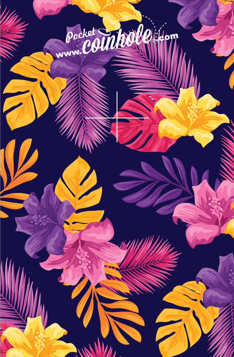 Tropical Flowers POCKET Coinhole®