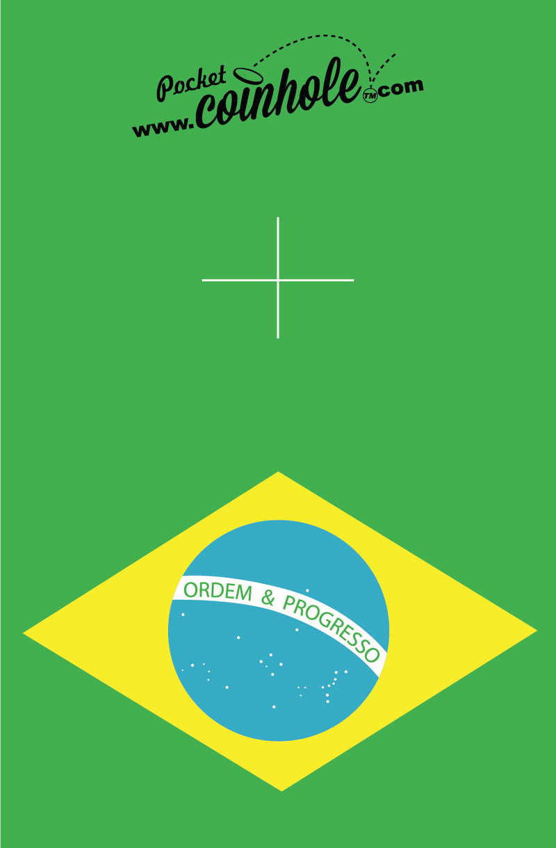 Brazil Flag POCKET Coinhole®