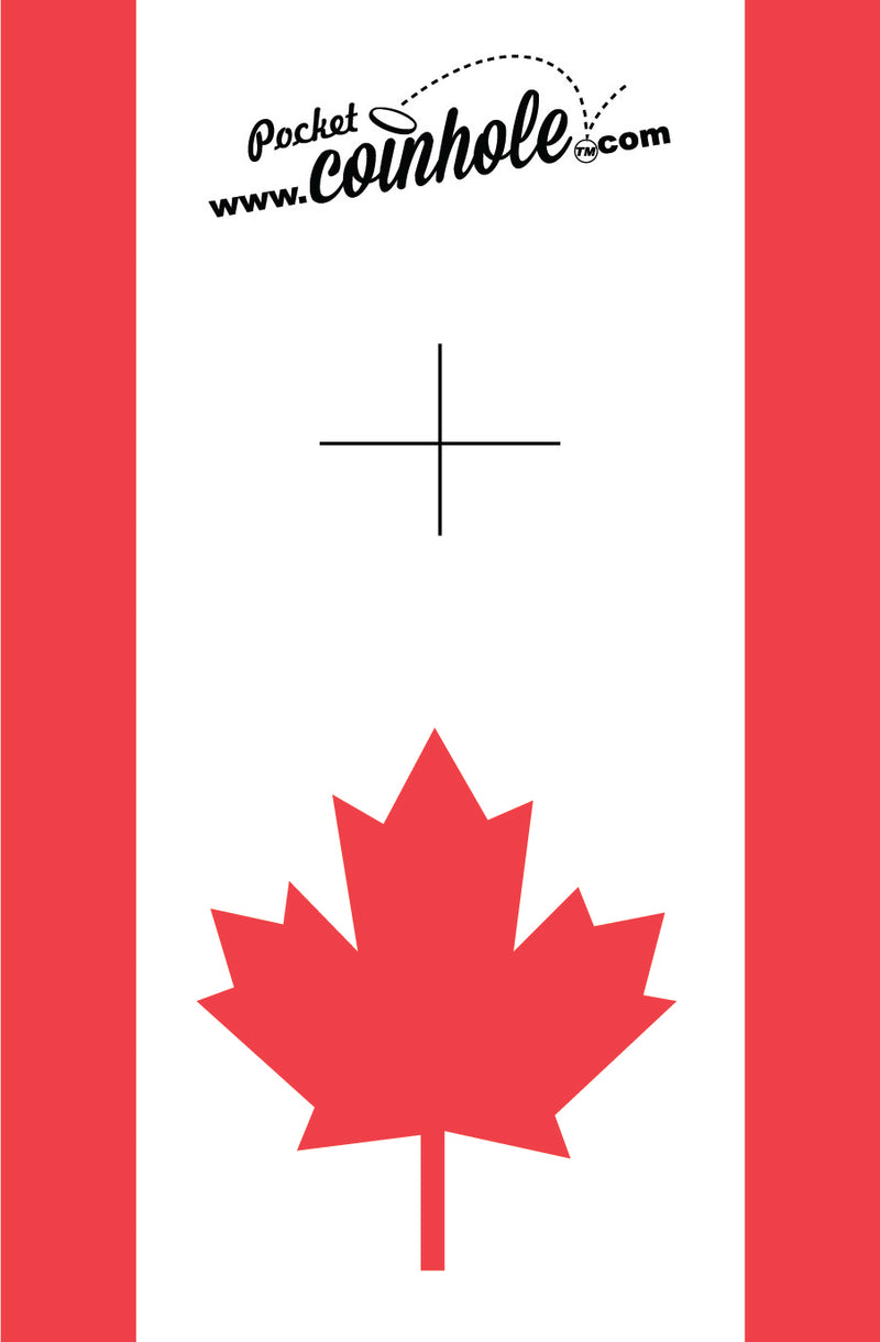 Canada Flag POCKET Coinhole®