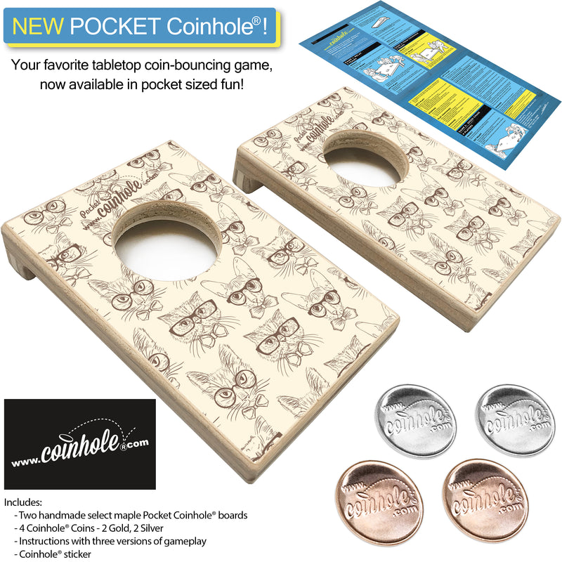 Multiple Cats POCKET Coinhole®