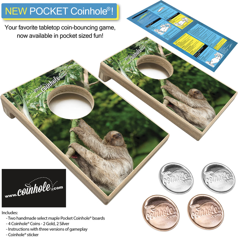 Sloth POCKET Coinhole®