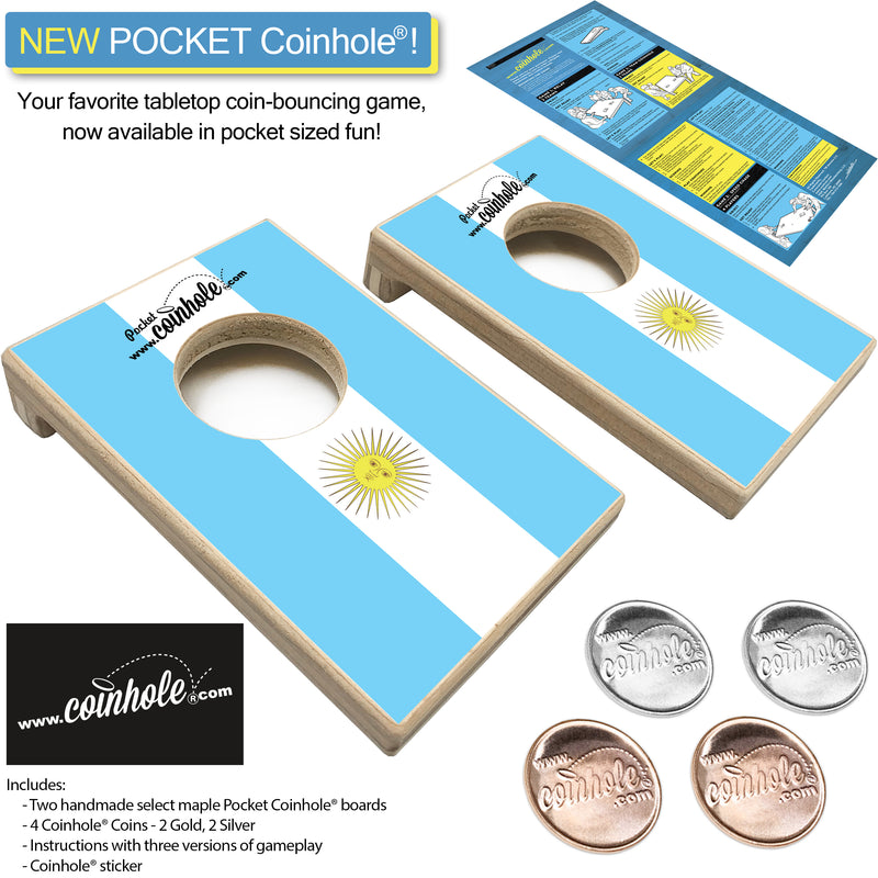 Argentina Flag POCKET Coinhole®