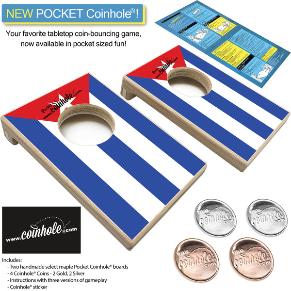 Cuba Flag POCKET Coinhole®