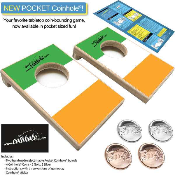 Ireland Flag POCKET Coinhole®