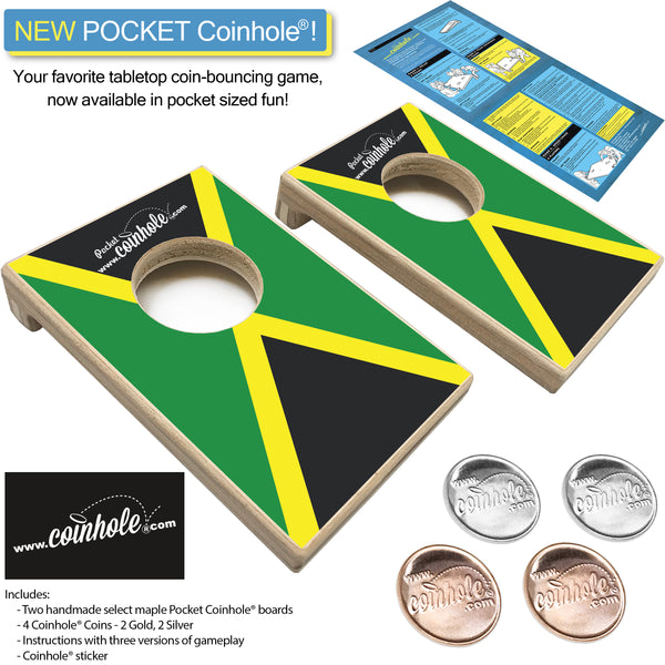 Jamaica Flag POCKET Coinhole®