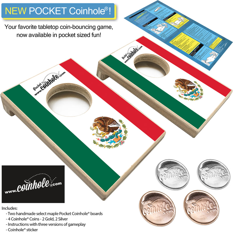 Mexico Flag POCKET Coinhole®