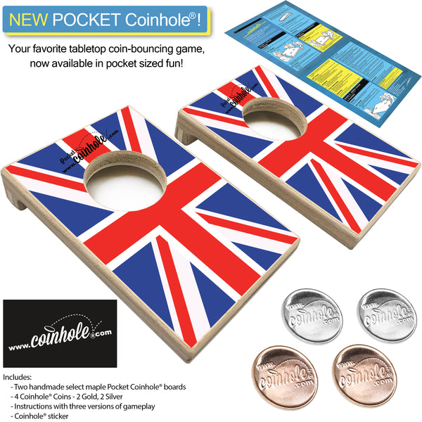 United Kingdom Flag POCKET Coinhole®