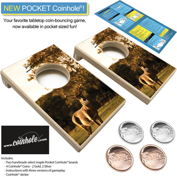 White Tail Deer POCKET Coinhole®