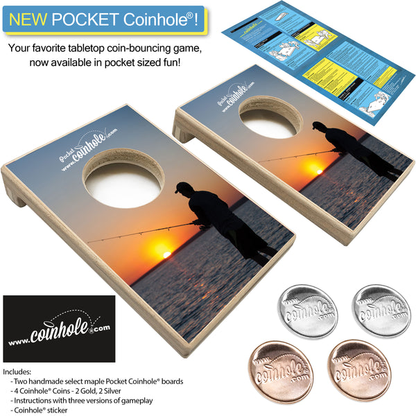 Fishing on the Beach POCKET Coinhole®