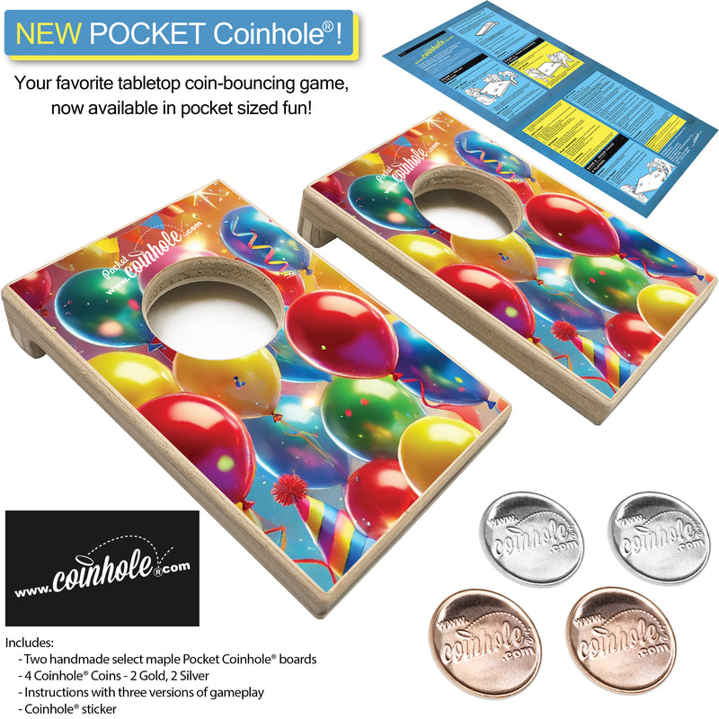 Birthday Balloon POCKET Coinhole®