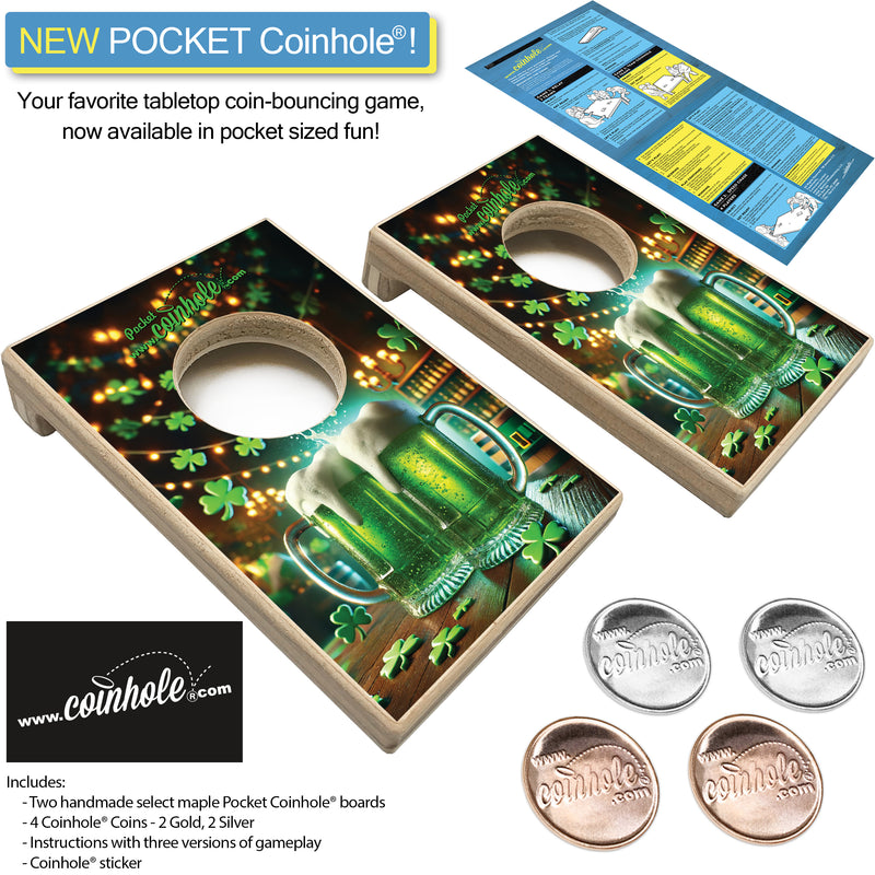 Green Beer POCKET Coinhole®