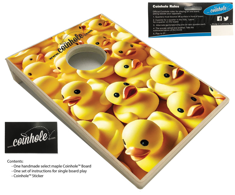 Rubber Duck Coinhole® Single Board