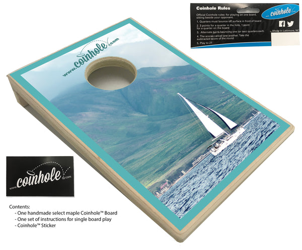 Sailboat Coinhole® Single Board