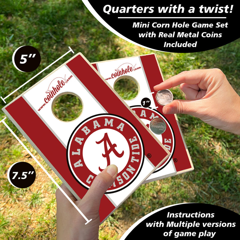 Alabama Crimson Tide Coinhole® - ★★★★★