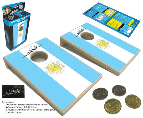 Argentina Flag Coinhole® Game Set