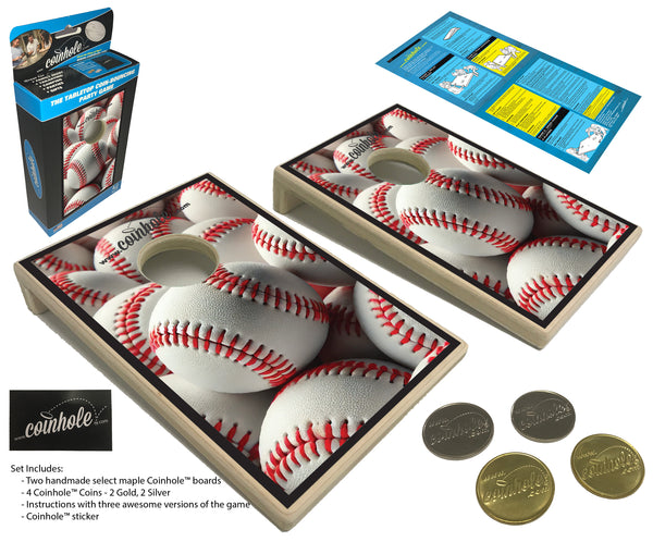 Baseball Balls Coinhole® Game Set