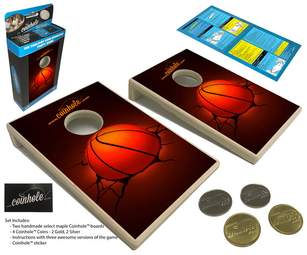 Basketball Coinhole® Game Set