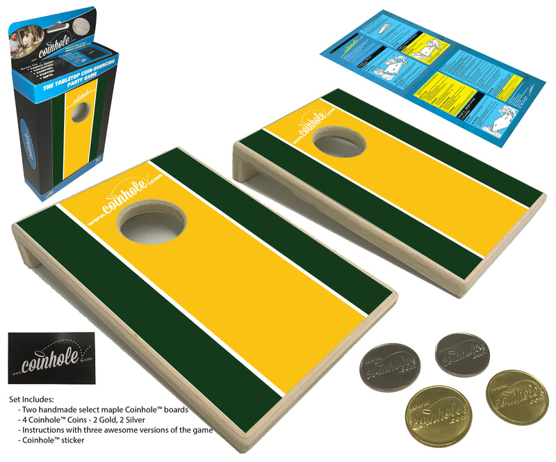 Green and Yellow Coinhole® Game Set