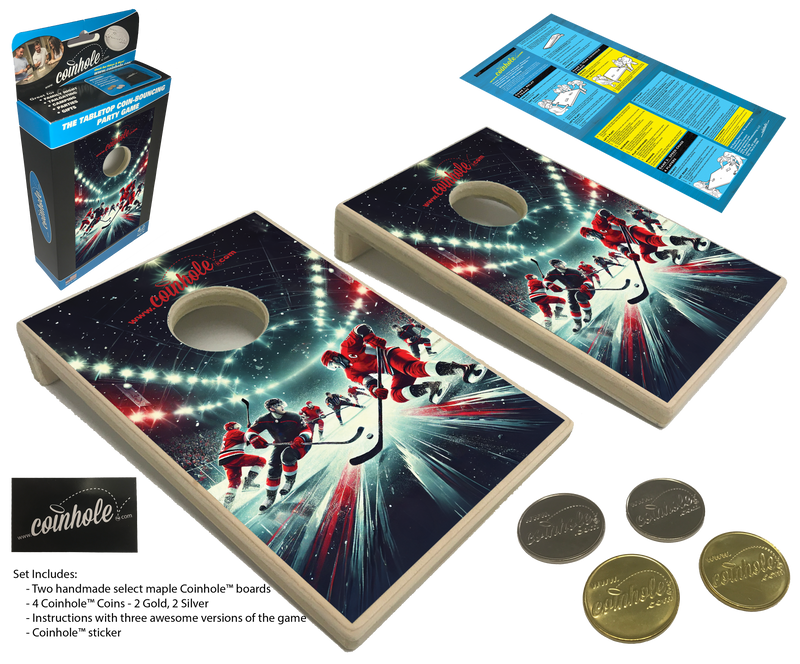 Hockey Players Coinhole® Game Set