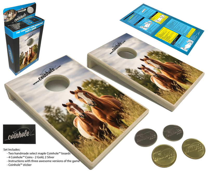 Horses Coinhole® Game Set