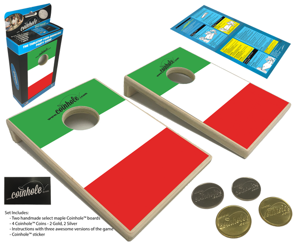 Italy Flag Coinhole® Game Set