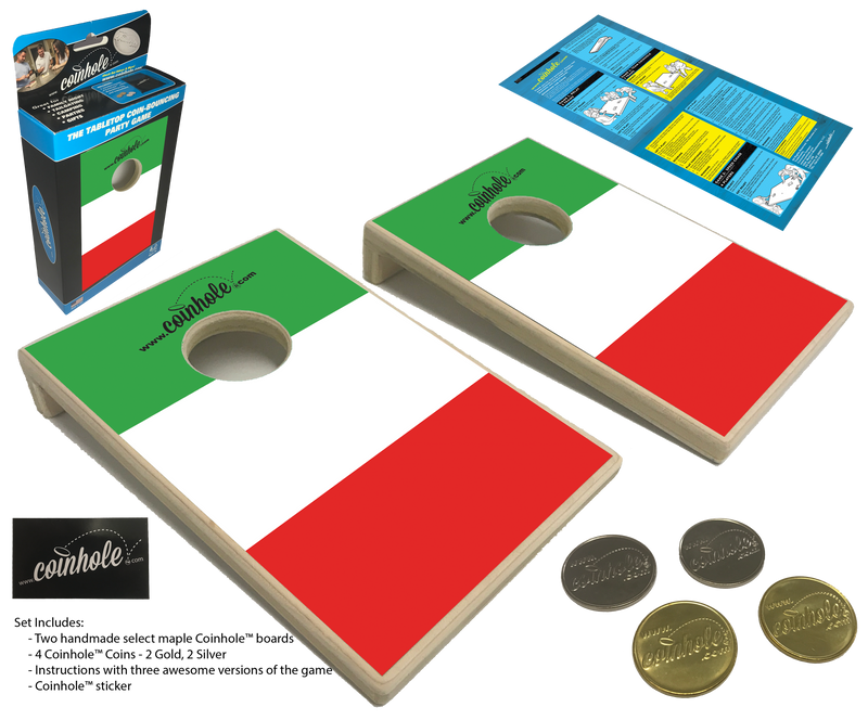 Italy Flag Coinhole® Game Set