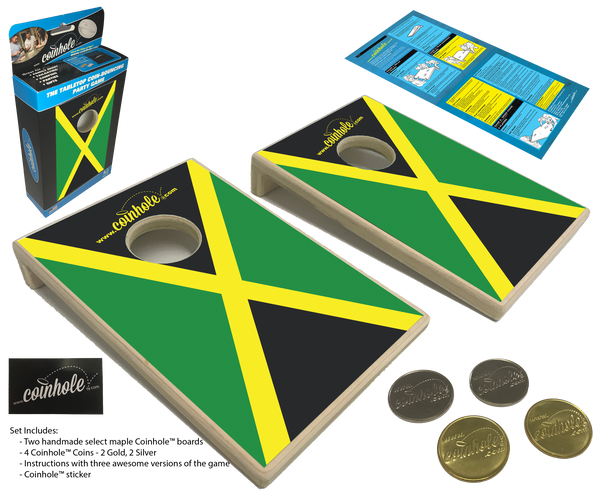 Jamaica Flag Coinhole® Game Set